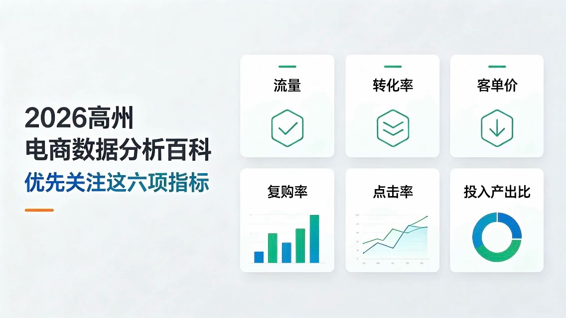 2026高州电商数据分析百科：优先关注这六项指标